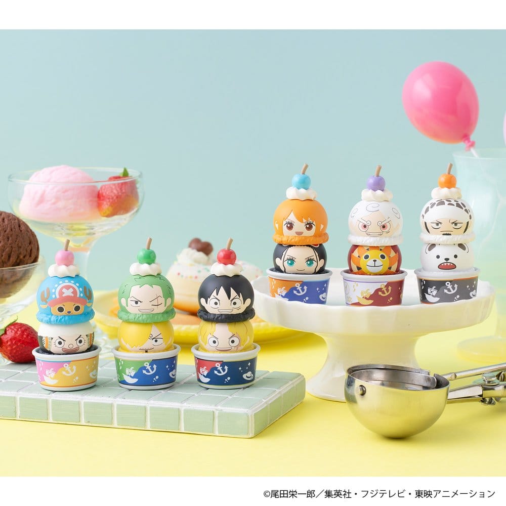 One Piece Tsumichen Stack up & Change Trading Figure 8 cm Assortment (6)