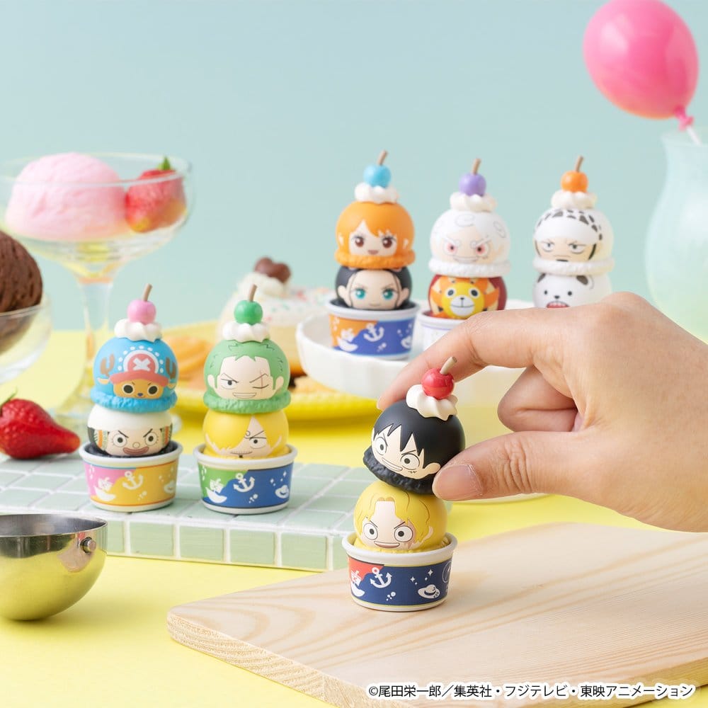 One Piece Tsumichen Stack up & Change Trading Figure 8 cm Assortment (6)