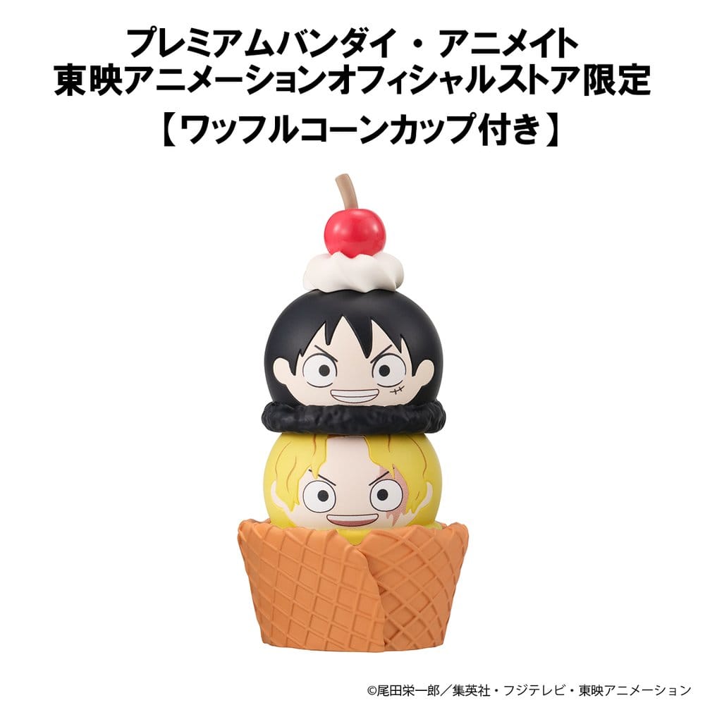 One Piece Tsumichen Stack up & Change Trading Figure 6-Pack 8 cm (with gift)
