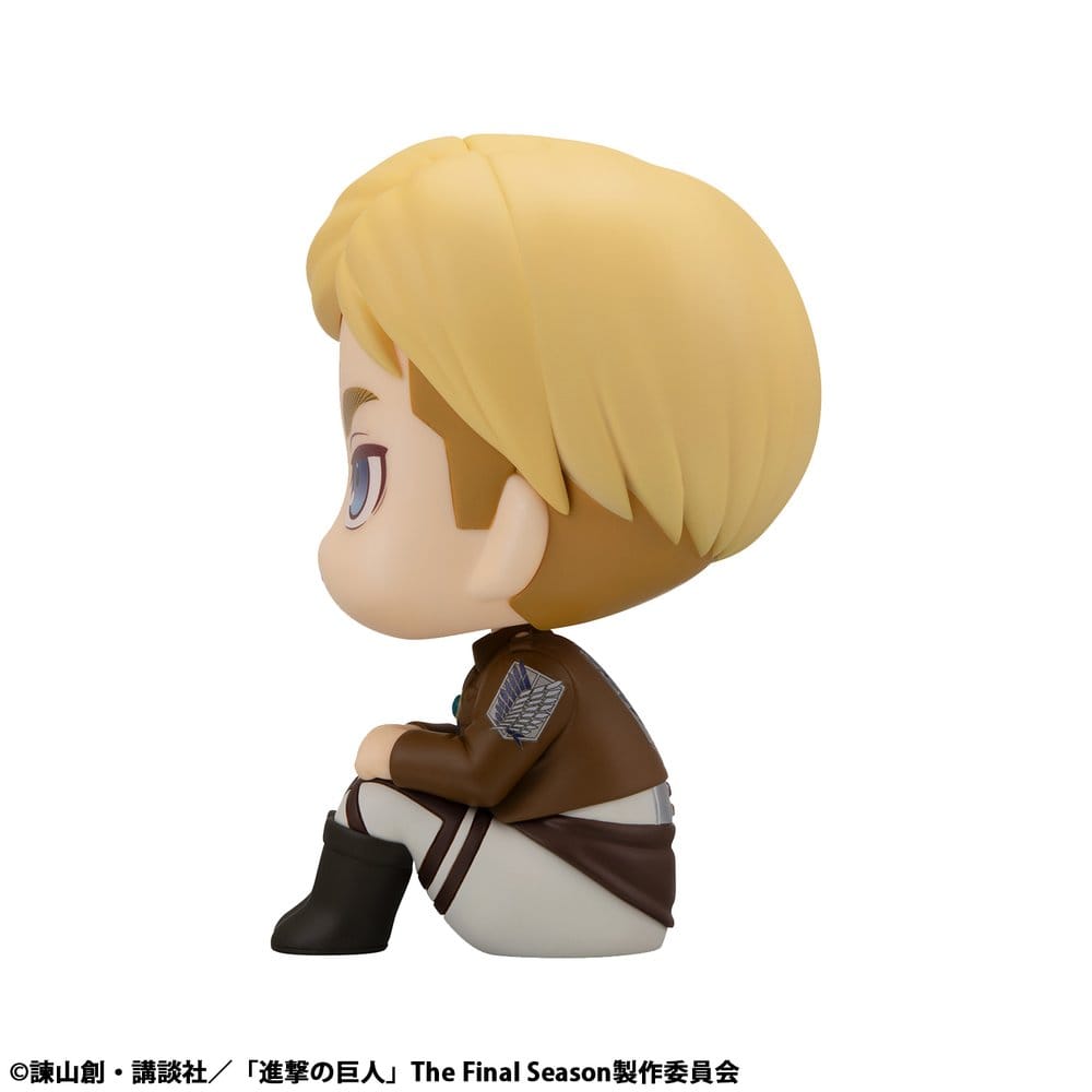 Attack on Titan Look Up PVC Statues Hange Zoe & Erwin Smith (with gift) 11 cm