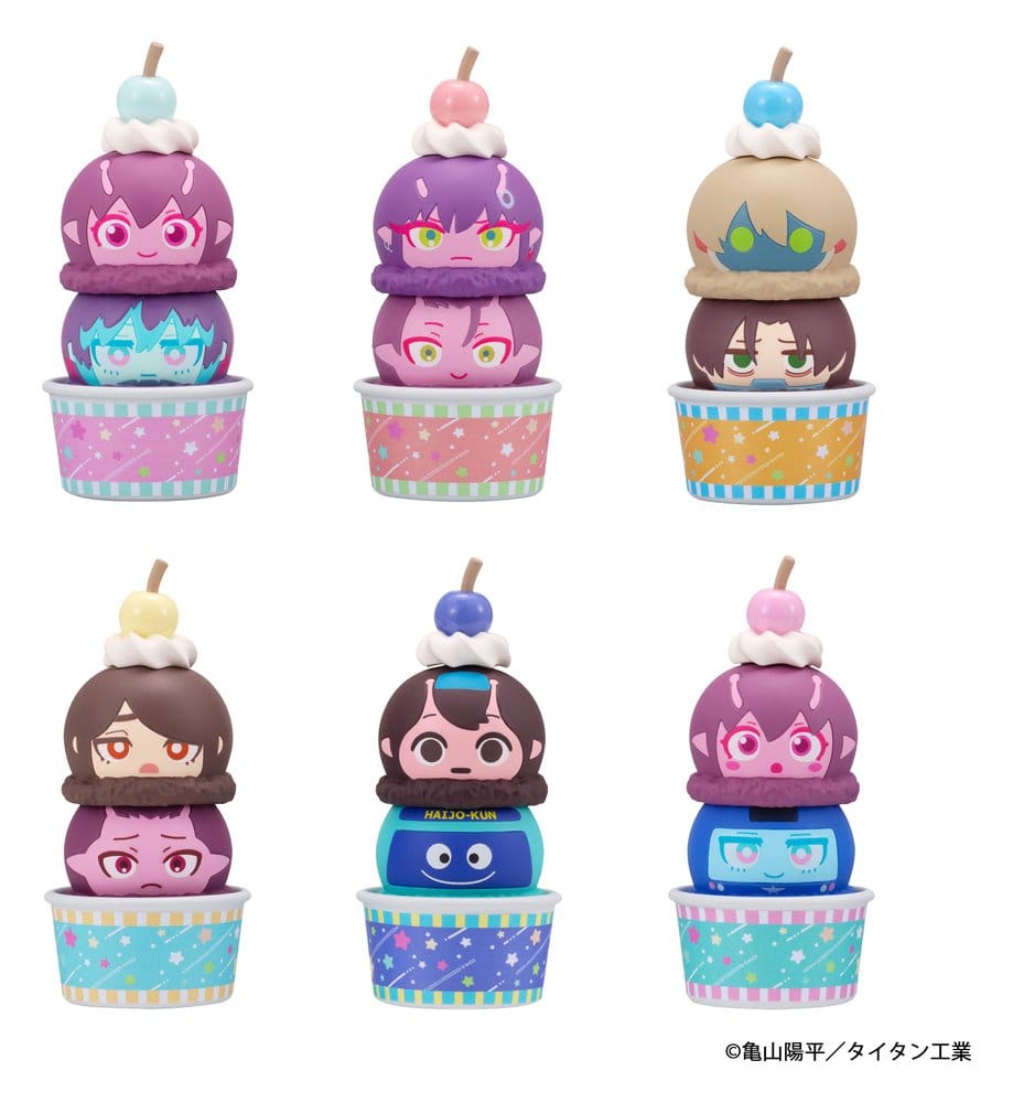 Milky Subway The Galactic Limited Express Tsumichen Stack up & Change Mini Figures 8 cm Blind Box Assortment (6)