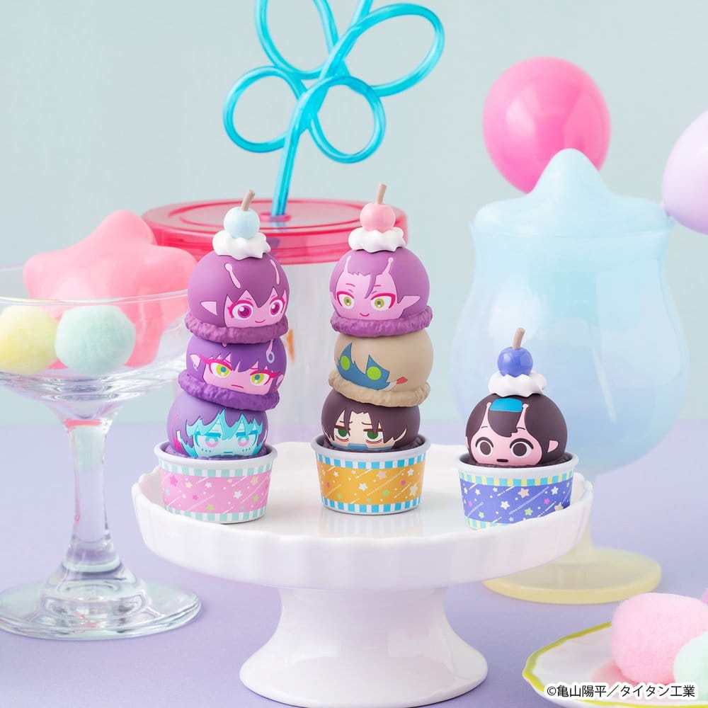 Milky Subway The Galactic Limited Express Tsumichen Stack up & Change Mini Figures 8 cm Blind Box Assortment (6)