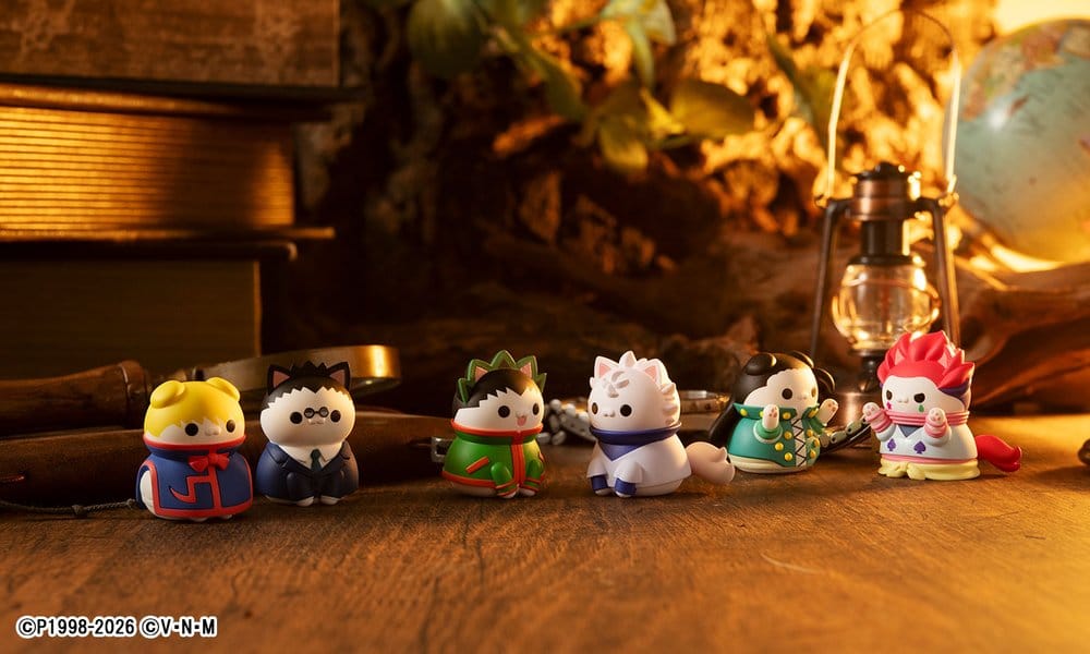 Hunter x Hunter Mega Cat Project Mini Figures Nyanter x Nyanter Hunter x Cat 3 cm Blind Box Assortment (8)