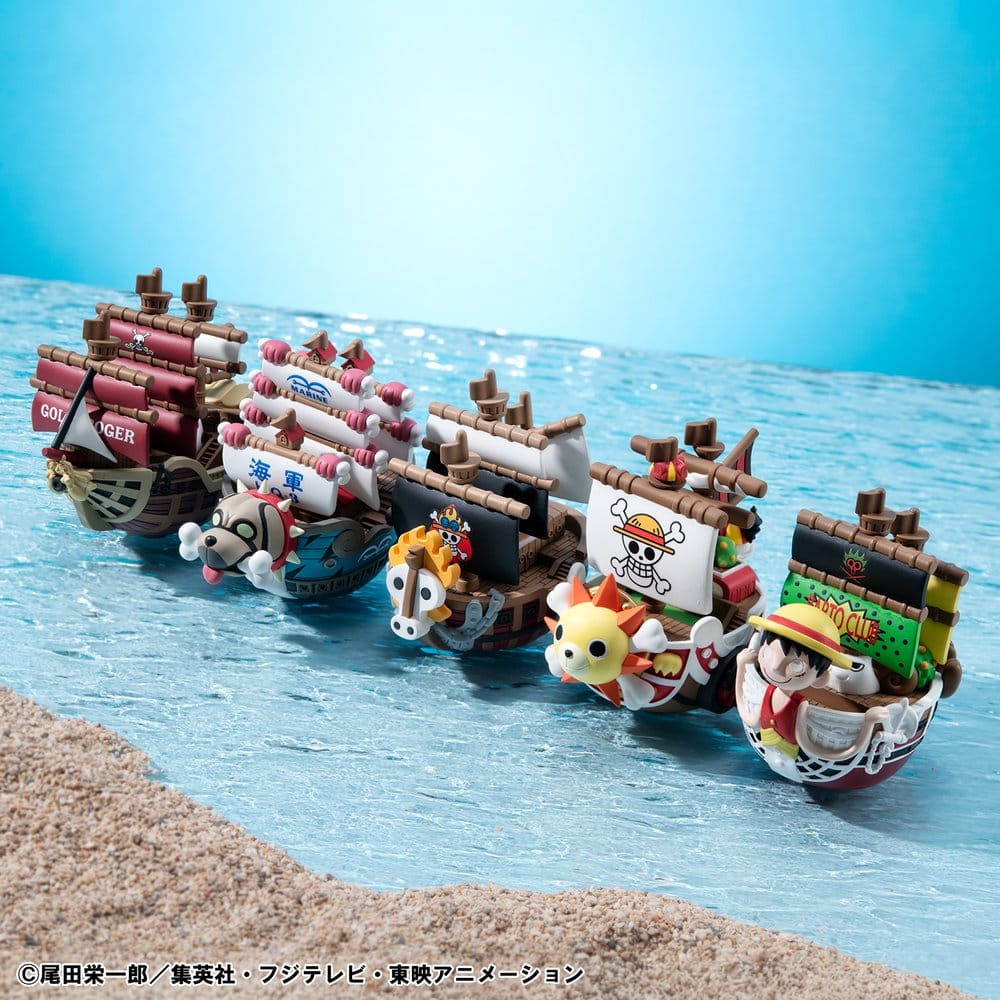 One Piece YuraColle Series Mini Figures Grand Line Collection Set Vol.3 6 cm