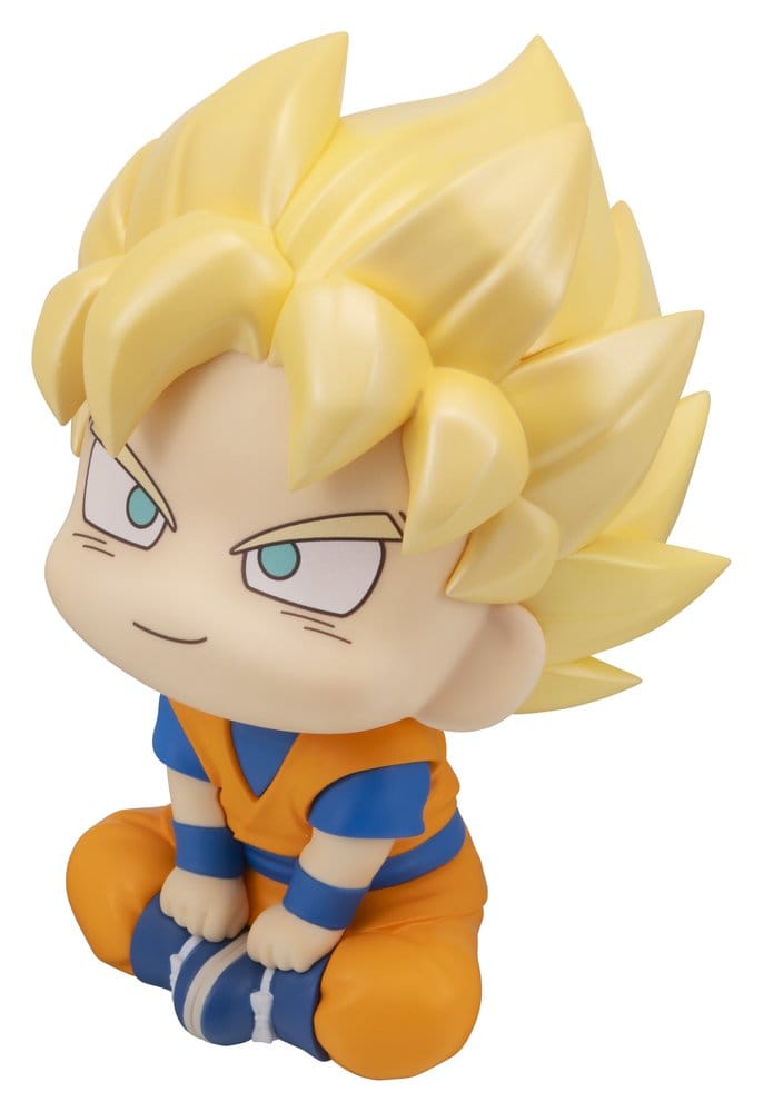 Dragon Ball DAIMA Look Up PVC Figures 2-Pack Super Saiyan Son Goku (mini) & Super Saiyan Vegeta (mini) 11 cm (with gift)