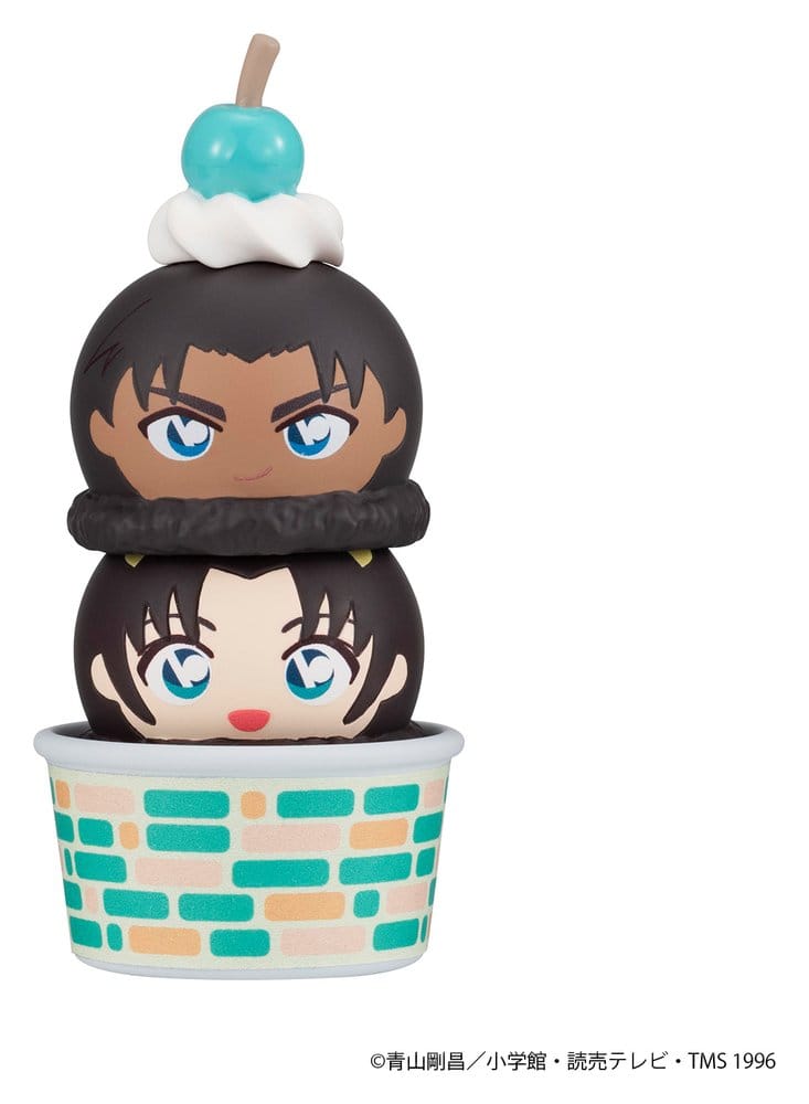 Detective Conan Tsumichen Stack Up & Change Mini Figures 8 cm Blind Box Assortment (6) (with gift)