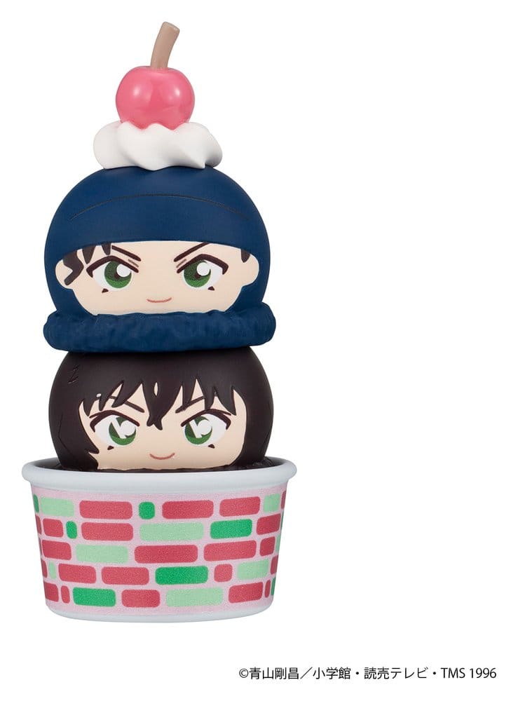 Detective Conan Tsumichen Stack Up & Change Mini Figures 8 cm Blind Box Assortment (6) (with gift)