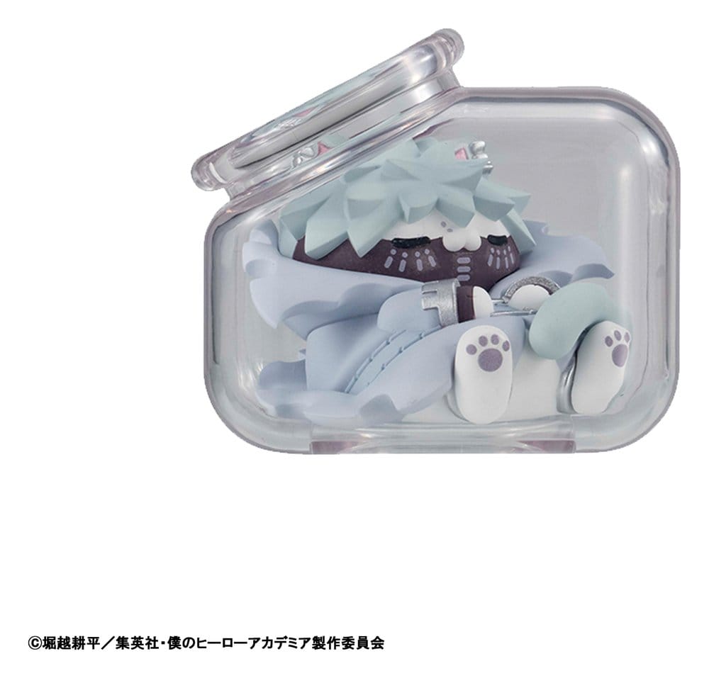 My Hero Academia Mega Cat Project Mini Figures Good Night Heroaca Cats 6 cm Blind Box Display (8)