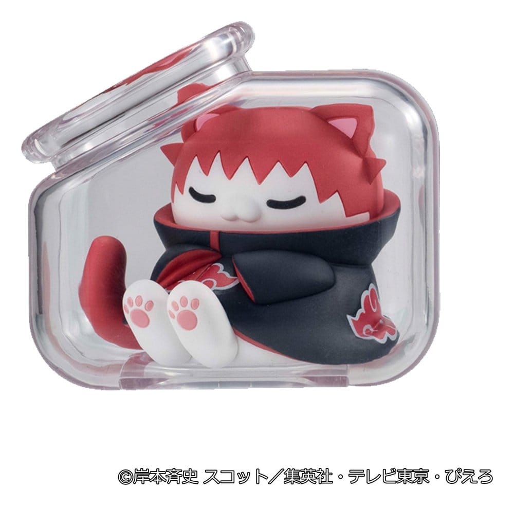 Naruto Shippuden Mega Cat Project Mini Figures Good Night Nyaruto! Gathering Akatsuki Edition Vol. 1 6 cm Blind Box Display (8)