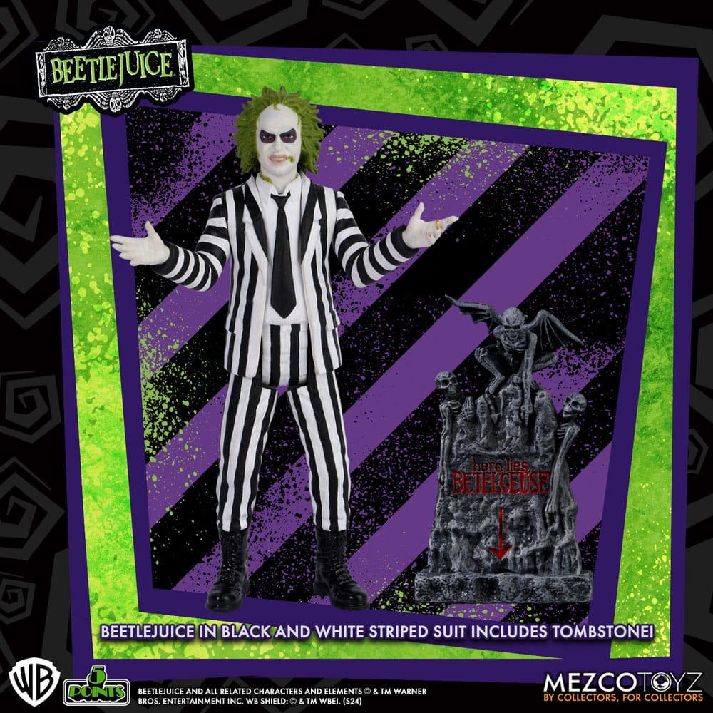 Beetlejuice 5 Points Action Figures 10 cm Assortment (14)