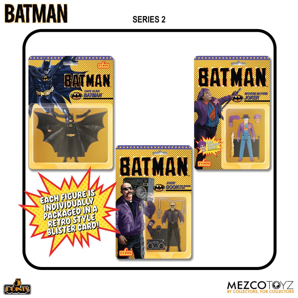 Batman (1989) 5 Points Action Figures 9 cm Series 2 Assortment (24)