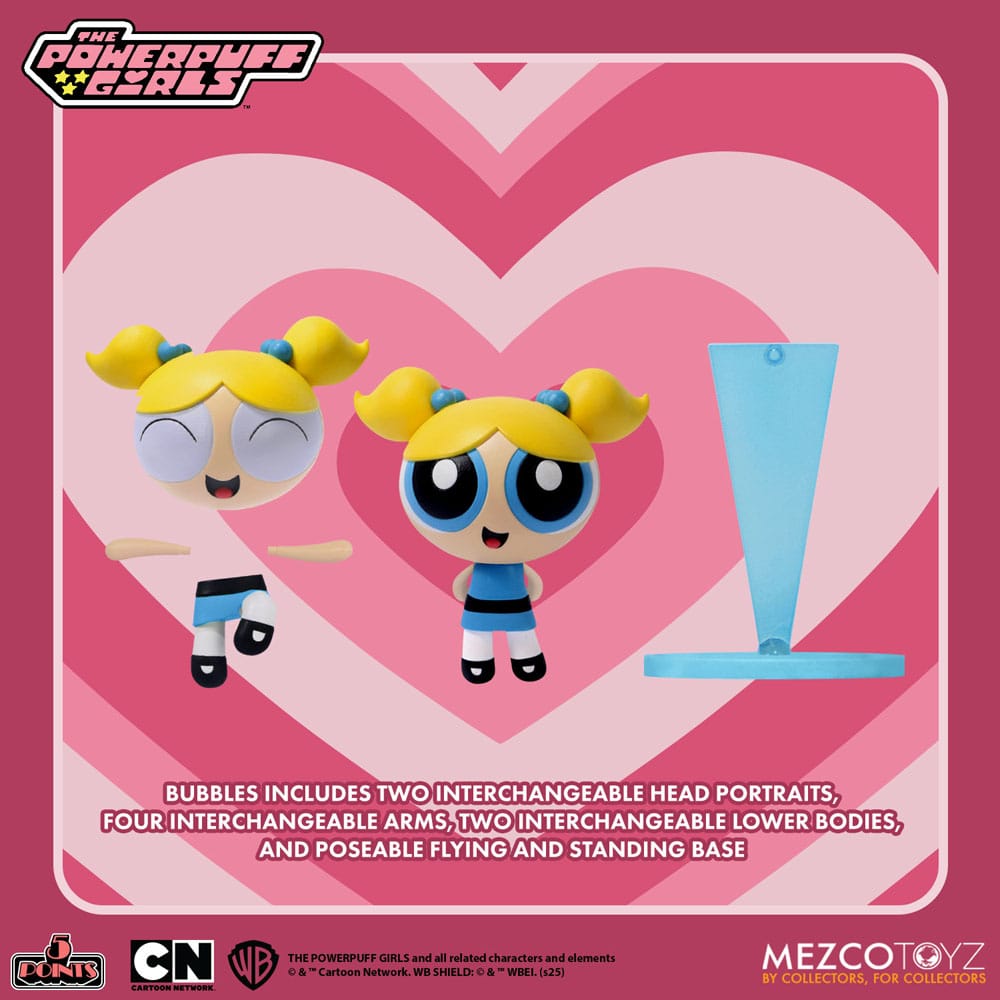 The Powerpuff Girls Christmas Vacation 5 Points Action Figures 10 cm Assortment (16)