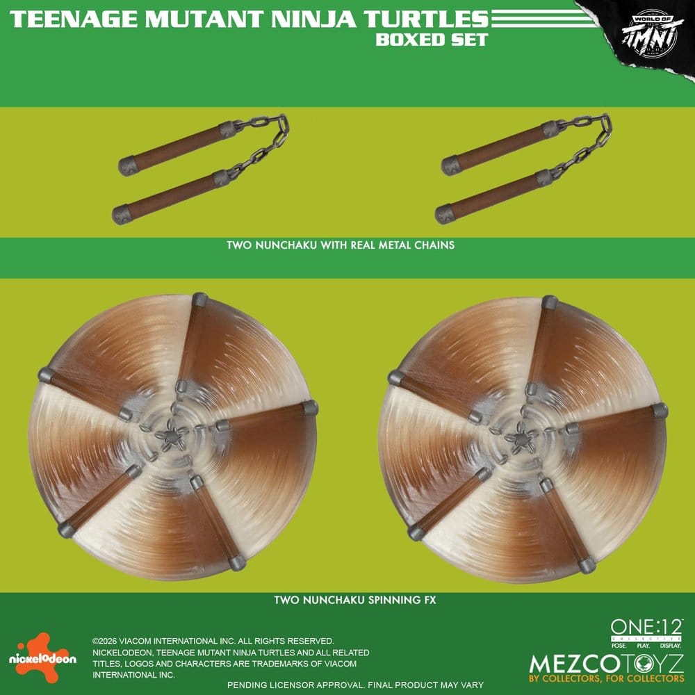 Teenage Mutant Ninja Turtles One:12 Collective Action Figures 1/12 Boxed Set 17 cm