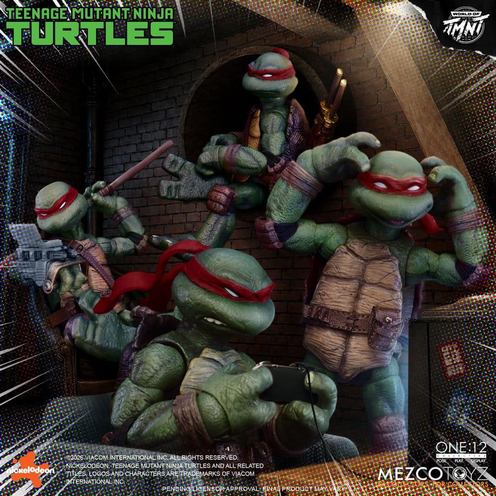 Teenage Mutant Ninja Turtles One:12 Collective Action Figures 1/12 Boxed Set 17 cm
