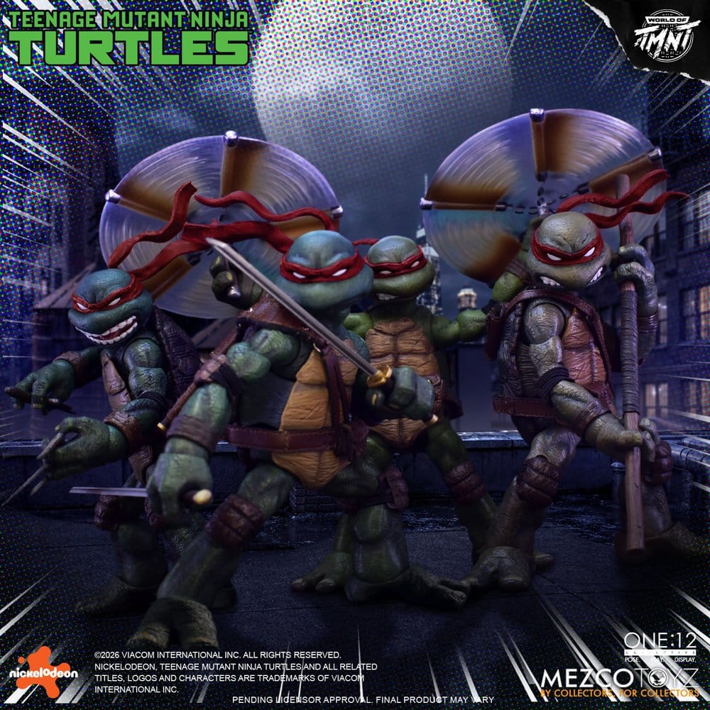 Teenage Mutant Ninja Turtles One:12 Collective Action Figures 1/12 Boxed Set 17 cm