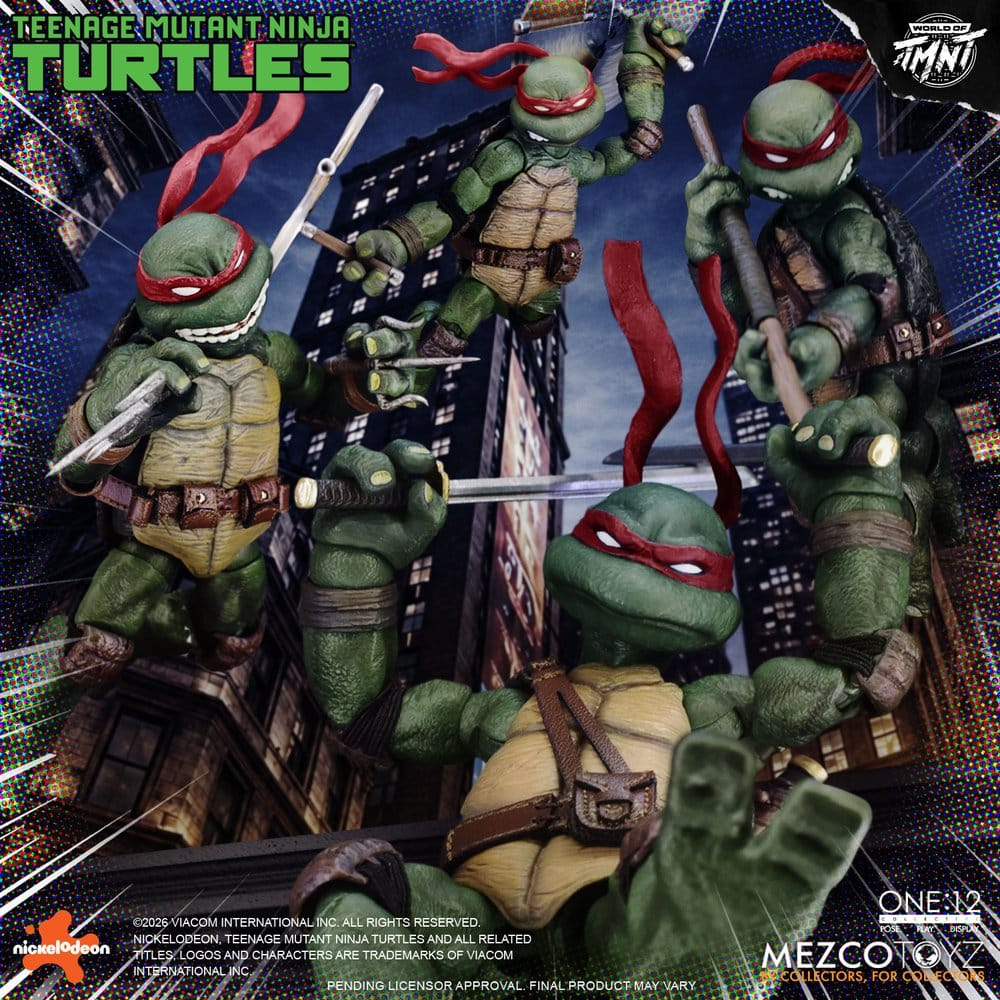 Teenage Mutant Ninja Turtles One:12 Collective Action Figures 1/12 Boxed Set 17 cm
