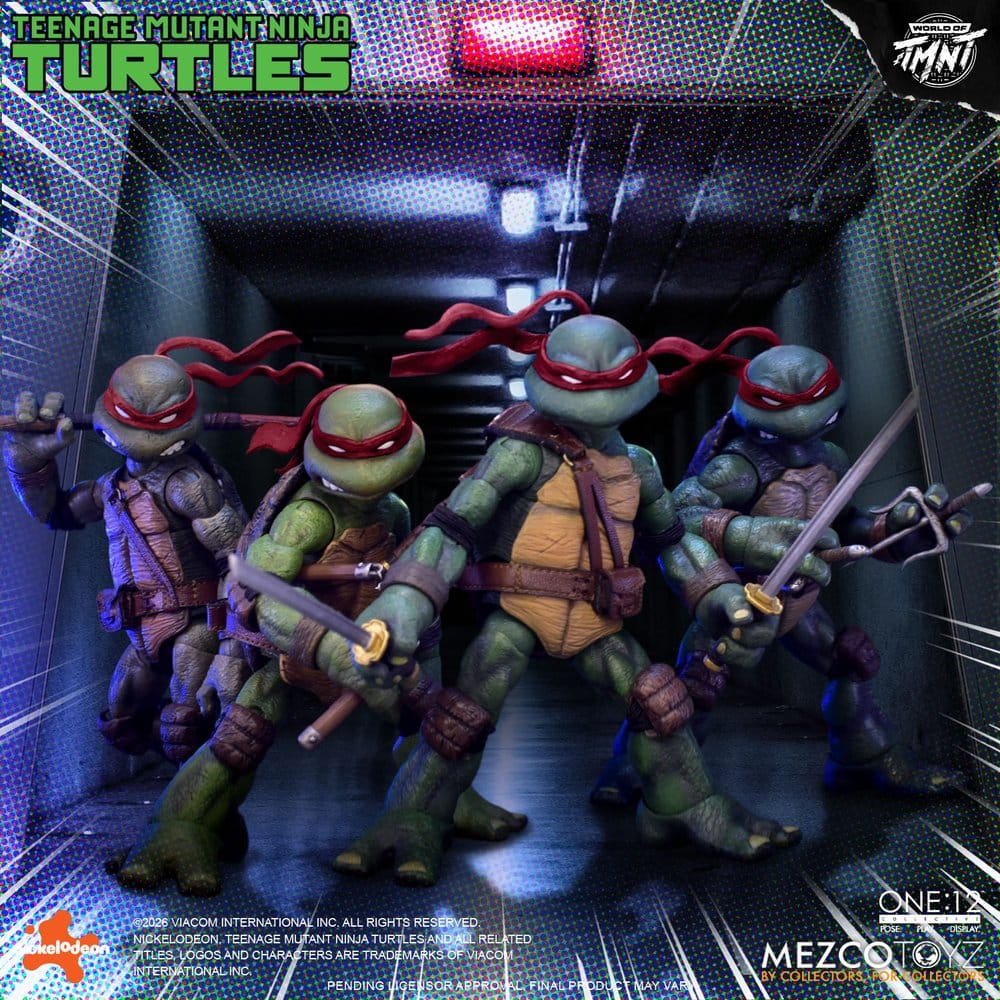 Teenage Mutant Ninja Turtles One:12 Collective Action Figures 1/12 Boxed Set 17 cm