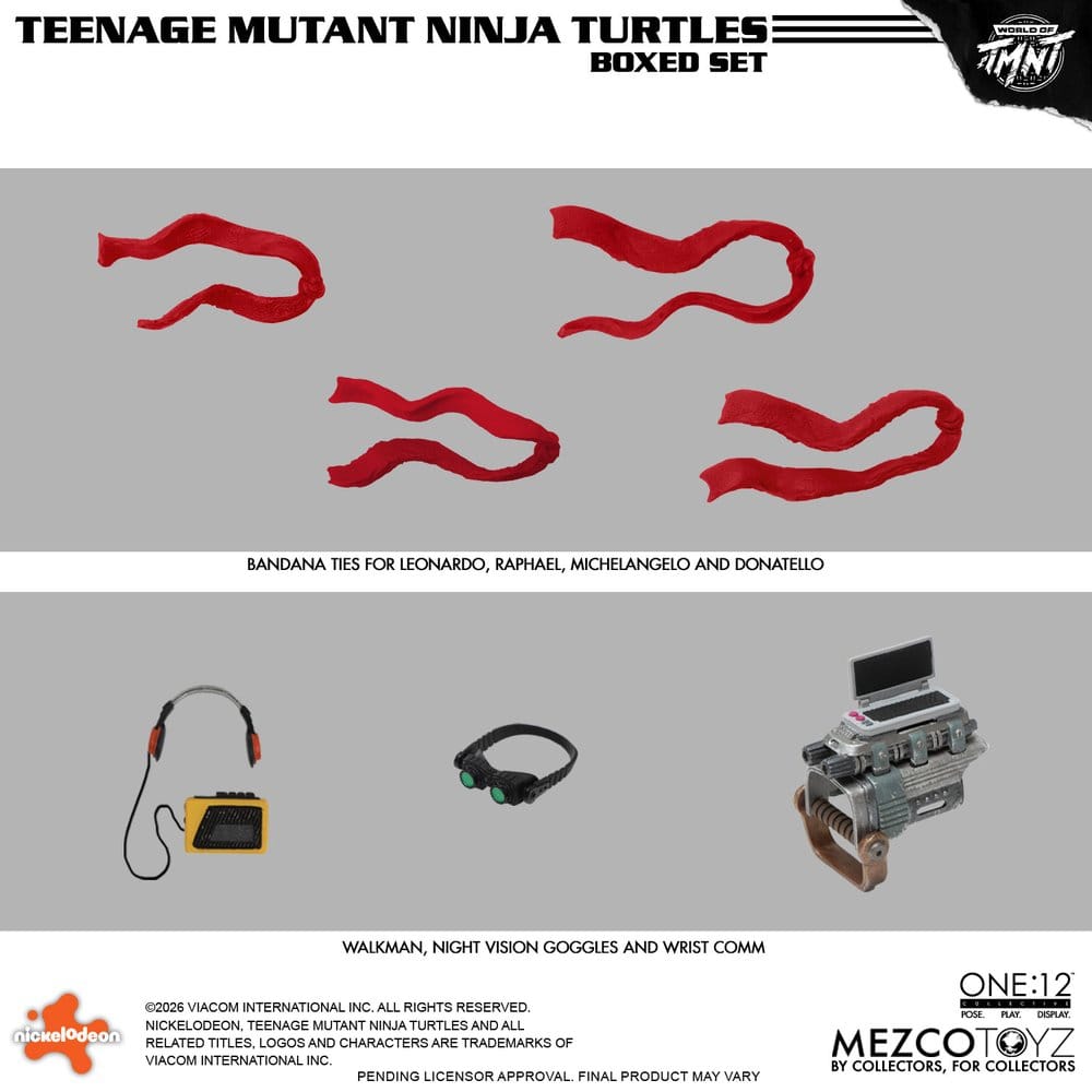 Teenage Mutant Ninja Turtles One:12 Collective Action Figures 1/12 Boxed Set 17 cm