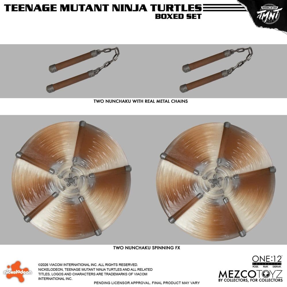 Teenage Mutant Ninja Turtles One:12 Collective Action Figures 1/12 Boxed Set 17 cm