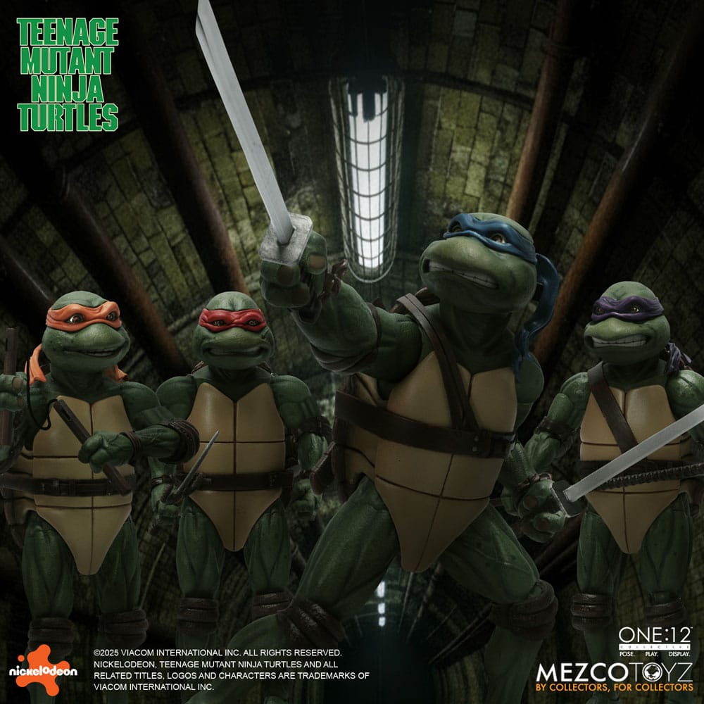 Teenage Mutant Ninja Turtles Figures box set 1/12 Teenage Mutant Ninja Turtles (1990 Movie) 15 cm