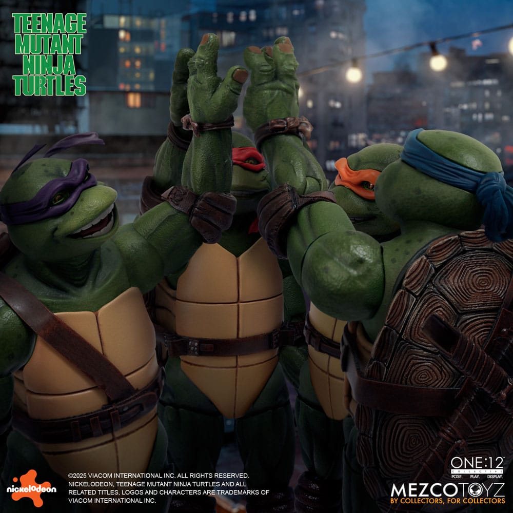 Teenage Mutant Ninja Turtles Figures box set 1/12 Teenage Mutant Ninja Turtles (1990 Movie) 15 cm