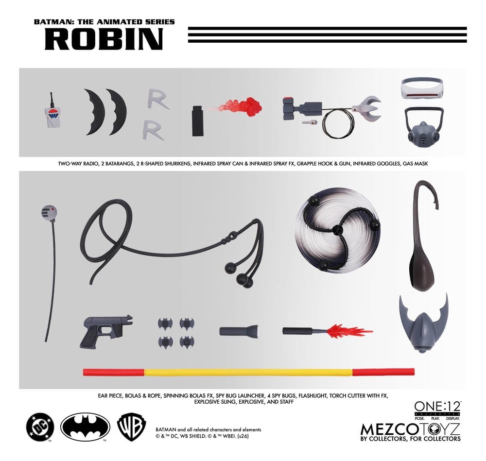 Batman: The Animated Series One:12 Collective Action Figure 1/12 Robin 17 cm