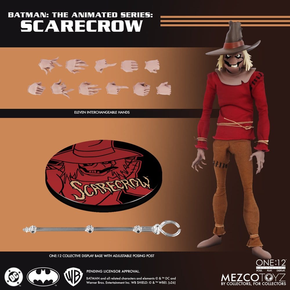 Batman: The Animated Series One:12 Collective Action Figure Scarecrow 17 cm