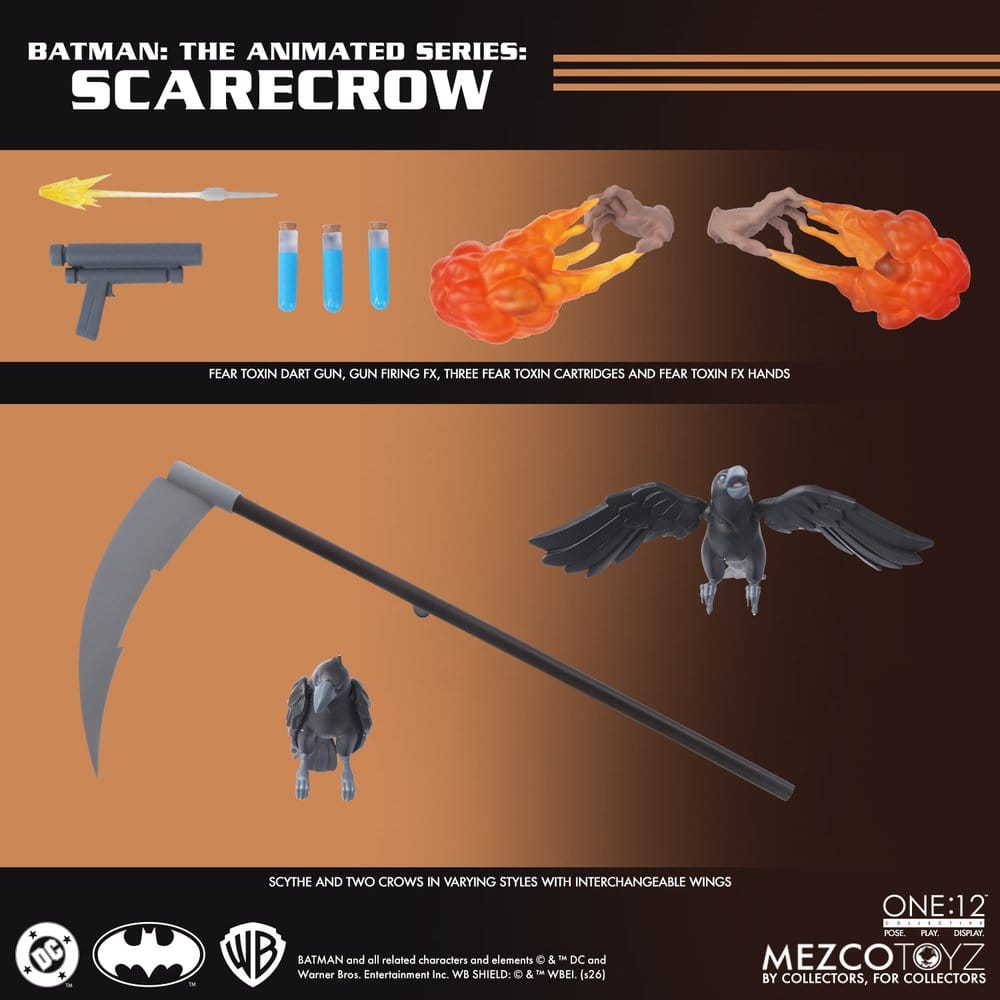 Batman: The Animated Series One:12 Collective Action Figure Scarecrow 17 cm