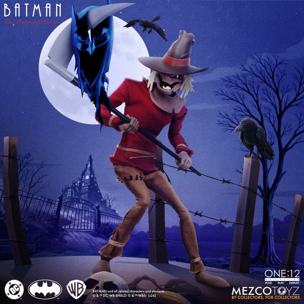 Batman: The Animated Series One:12 Collective Action Figure Scarecrow 17 cm