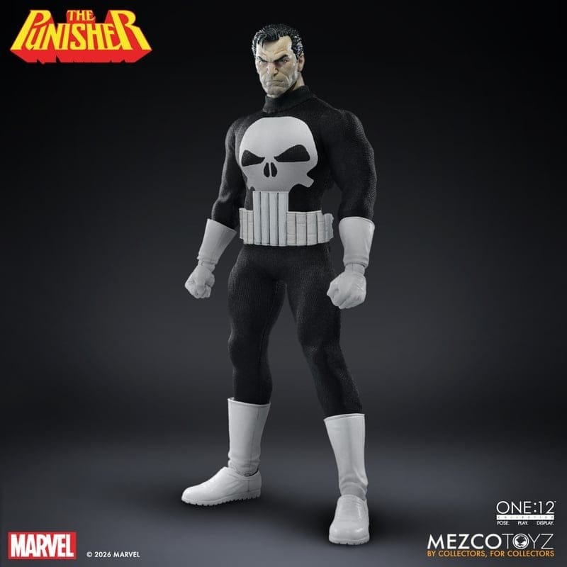 Marvel Comics One:12 Collective Action Figure 1/12 Punisher 17 cm