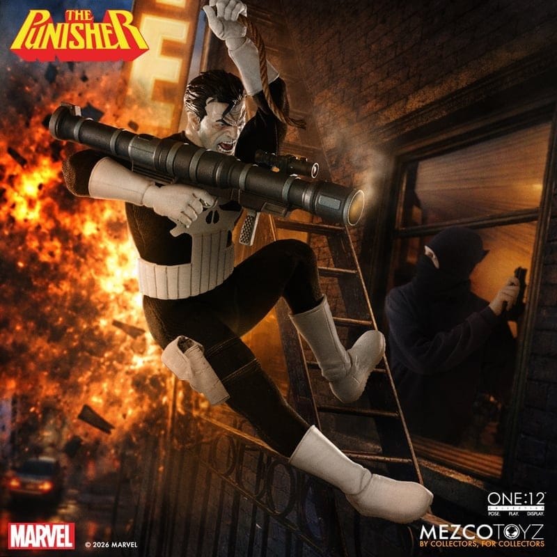 Marvel Comics One:12 Collective Action Figure 1/12 Punisher 17 cm