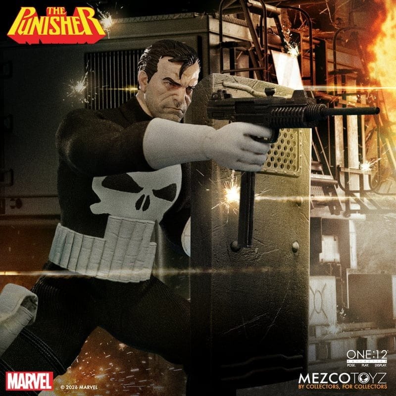 Marvel Comics One:12 Collective Action Figure 1/12 Punisher 17 cm