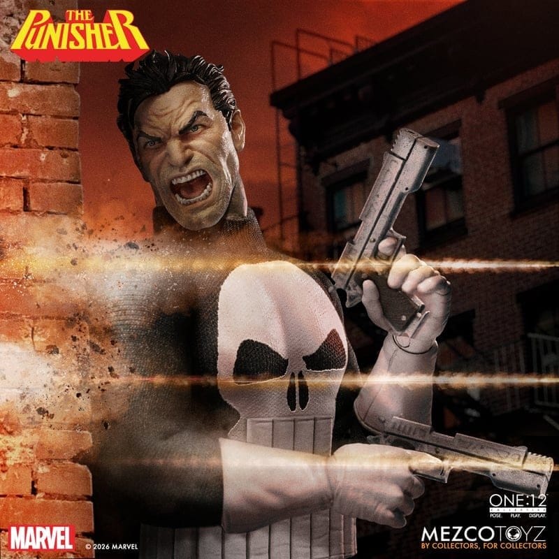Marvel Comics One:12 Collective Action Figure 1/12 Punisher 17 cm