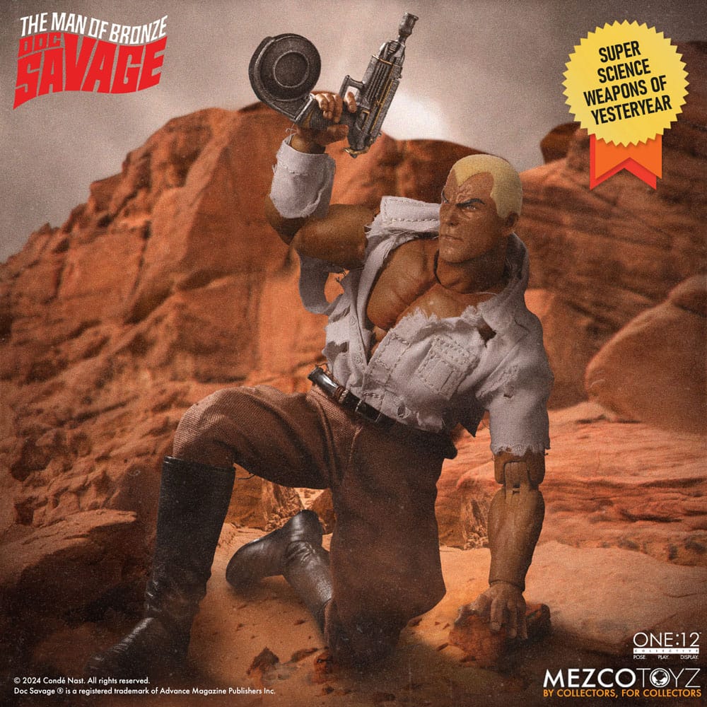 Doc Savage Action Figure 1/12 Doc Savage Deluxe Edition 18 cm