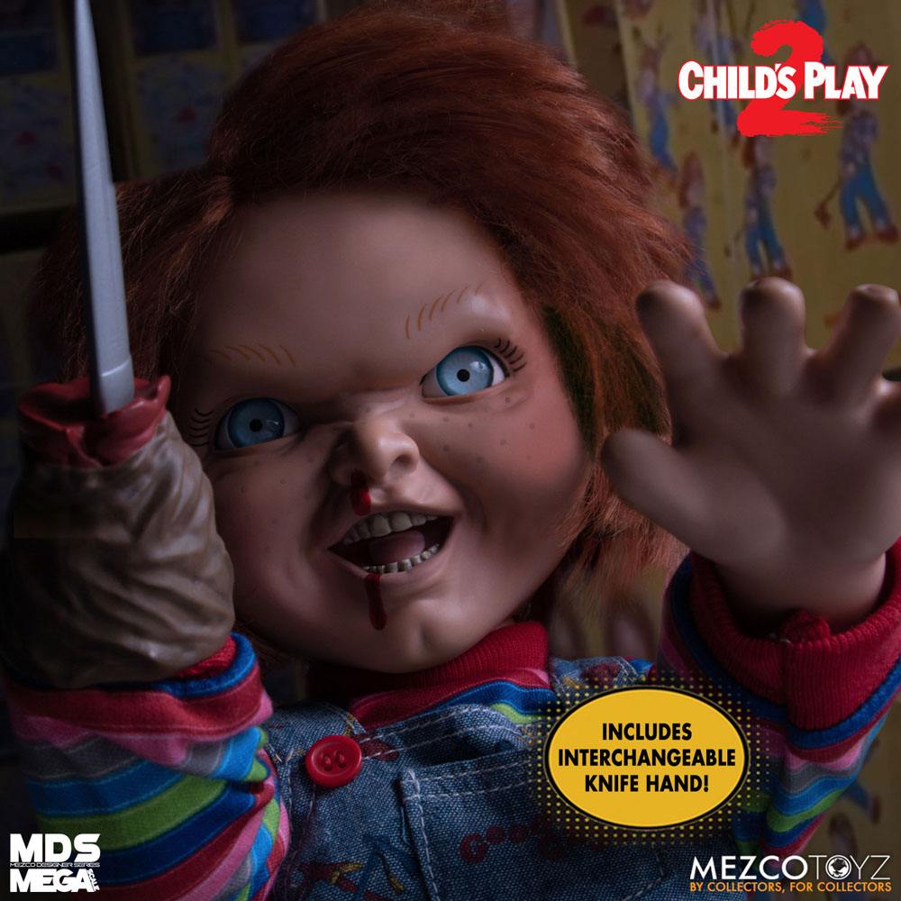 Child's Play 2 Designer Series Talking Menacing Chucky 38 cm