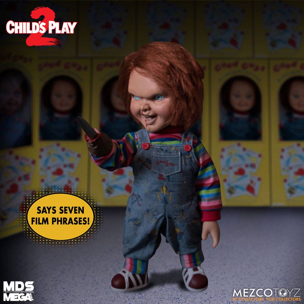 Child's Play 2 Designer Series Talking Menacing Chucky 38 cm