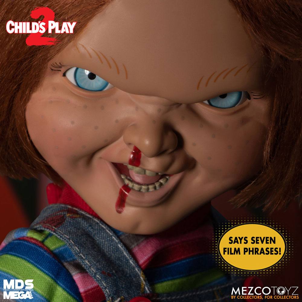 Child's Play 2 Designer Series Talking Menacing Chucky 38 cm