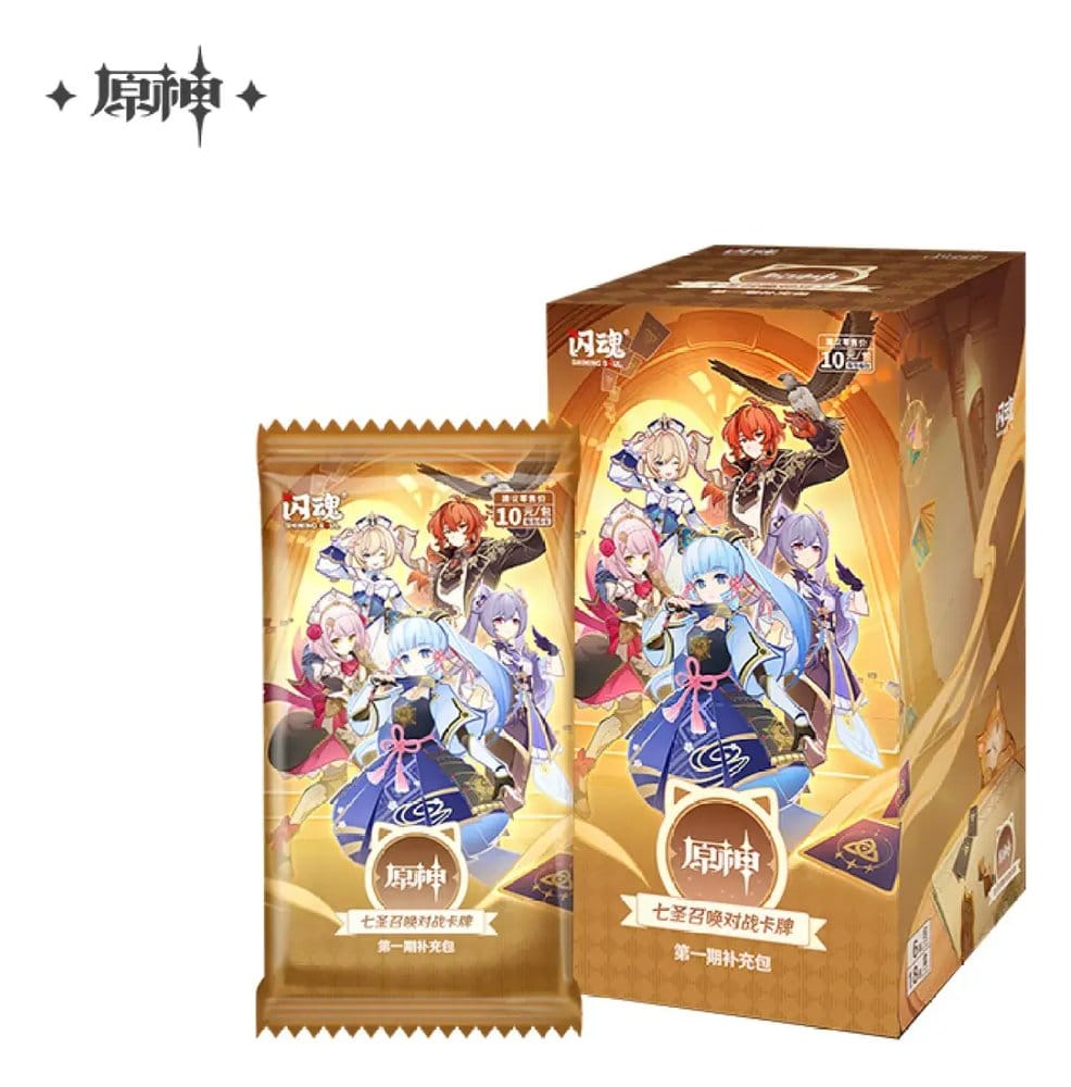 Genshin Impact Trading Card Game Series 1 Blind Box Display (18) *Chinese Version*