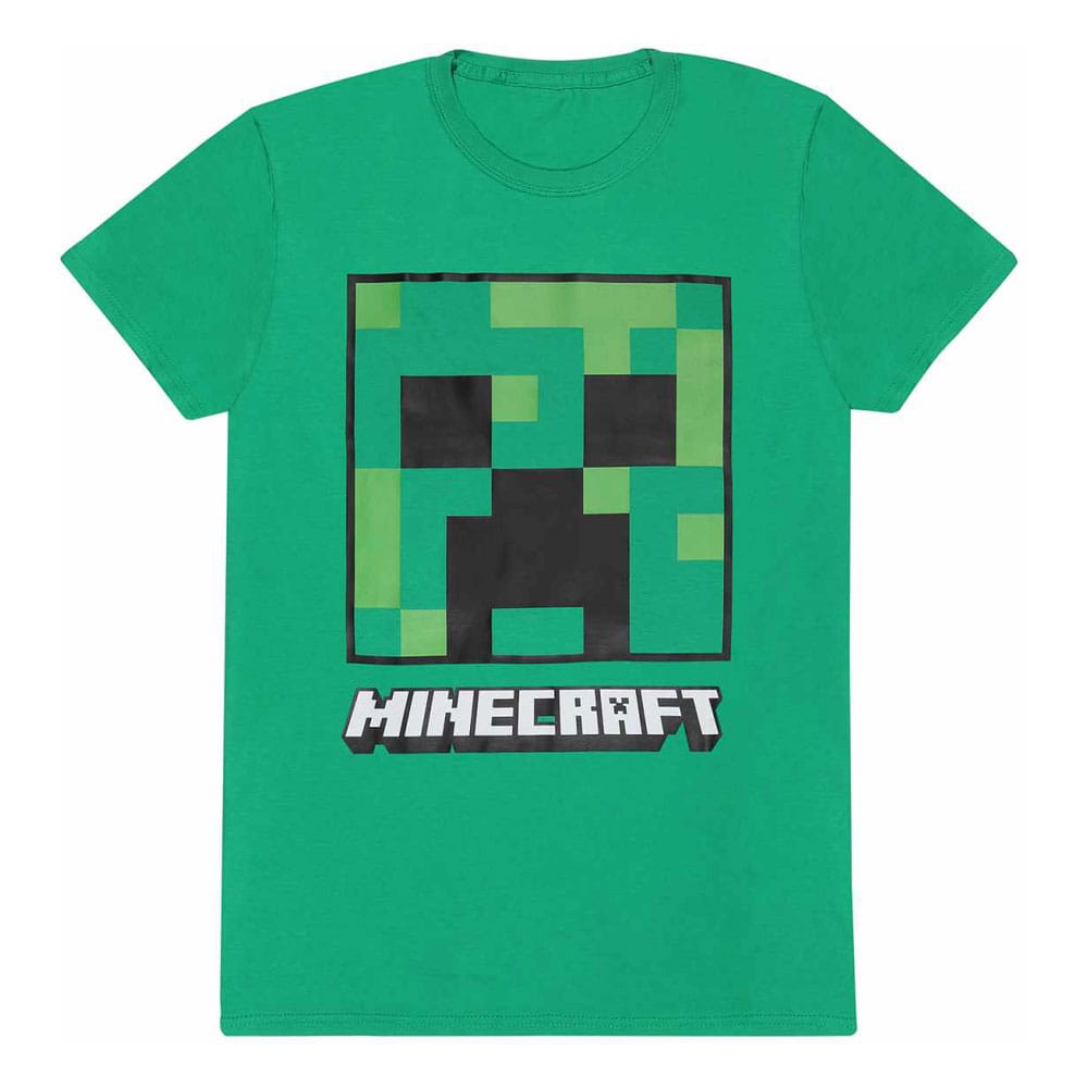 Minecraft T-Shirt Creeper Face  Size S