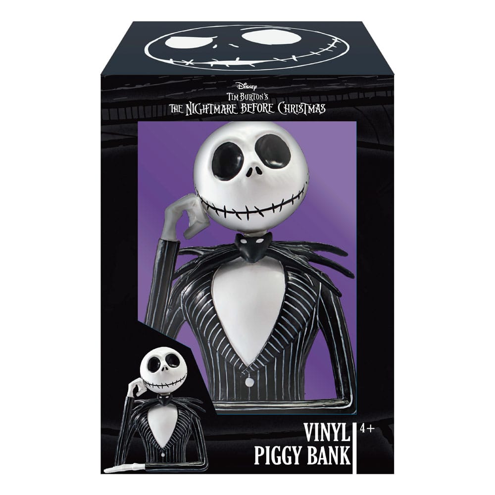 Nightmare before Christmas Figural Bank Deluxe Box Jack Bust - Damaged packaging