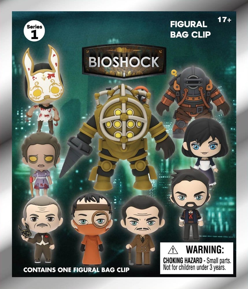 BioShock 3D PVC Bag Clips Series 1 Blind Bag Display (24)