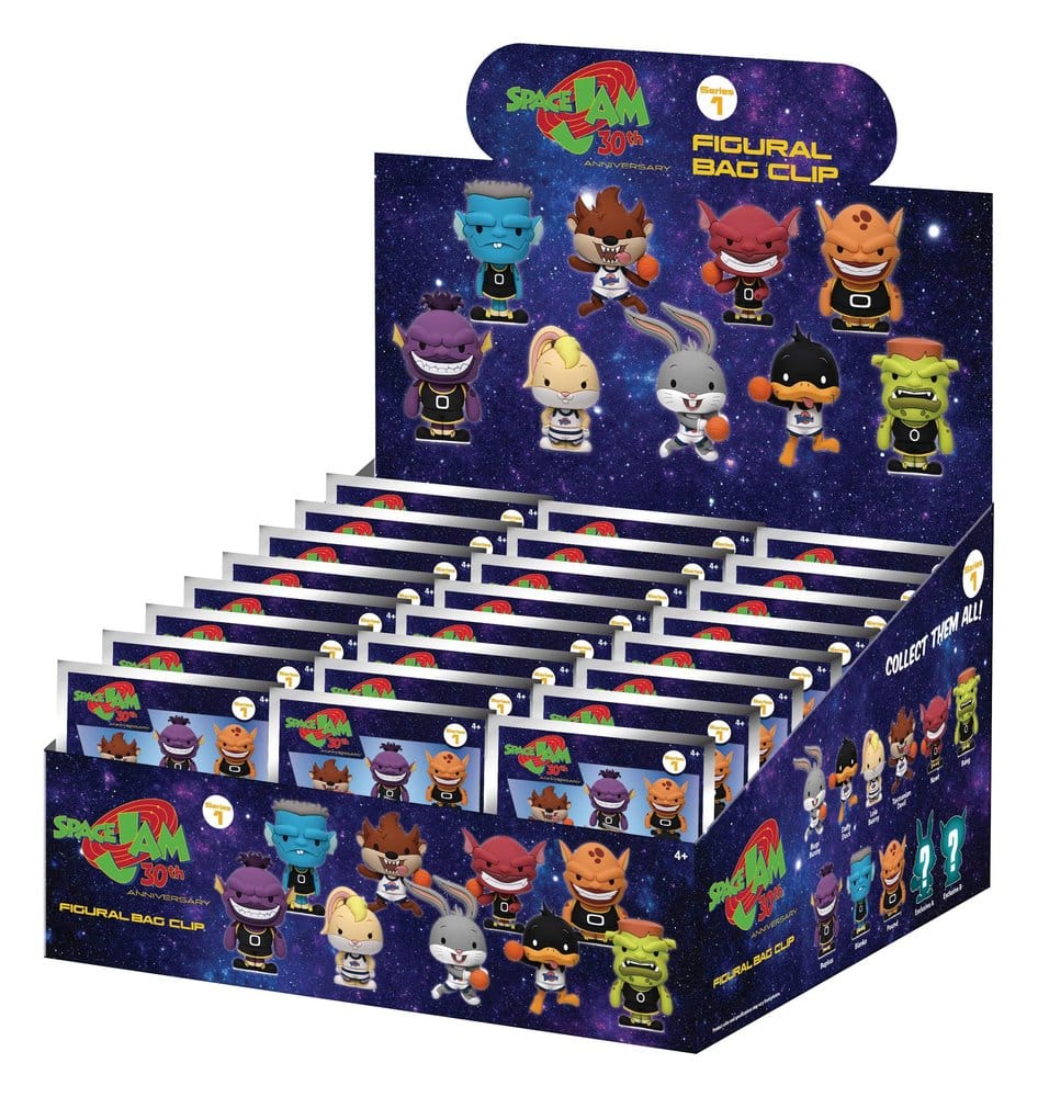 Space Jam 30th Anniversary 3D PVC Bag Clips Series 1 Blind Bag Display (24)