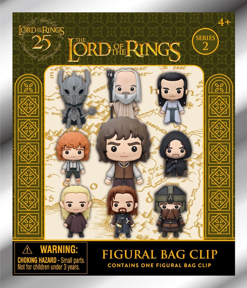 Lord of the Rings 3D Foam Bag Clips Series 2 Display (24)