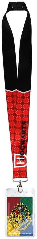 Harry Potter Deluxe Lanyard with Card Holder Hogwarts Crest