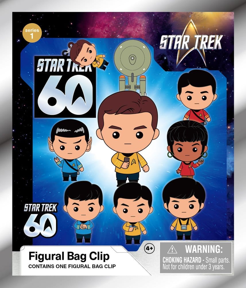 Star Trek 3D Foam Bag Clips Series 1 Display (24)