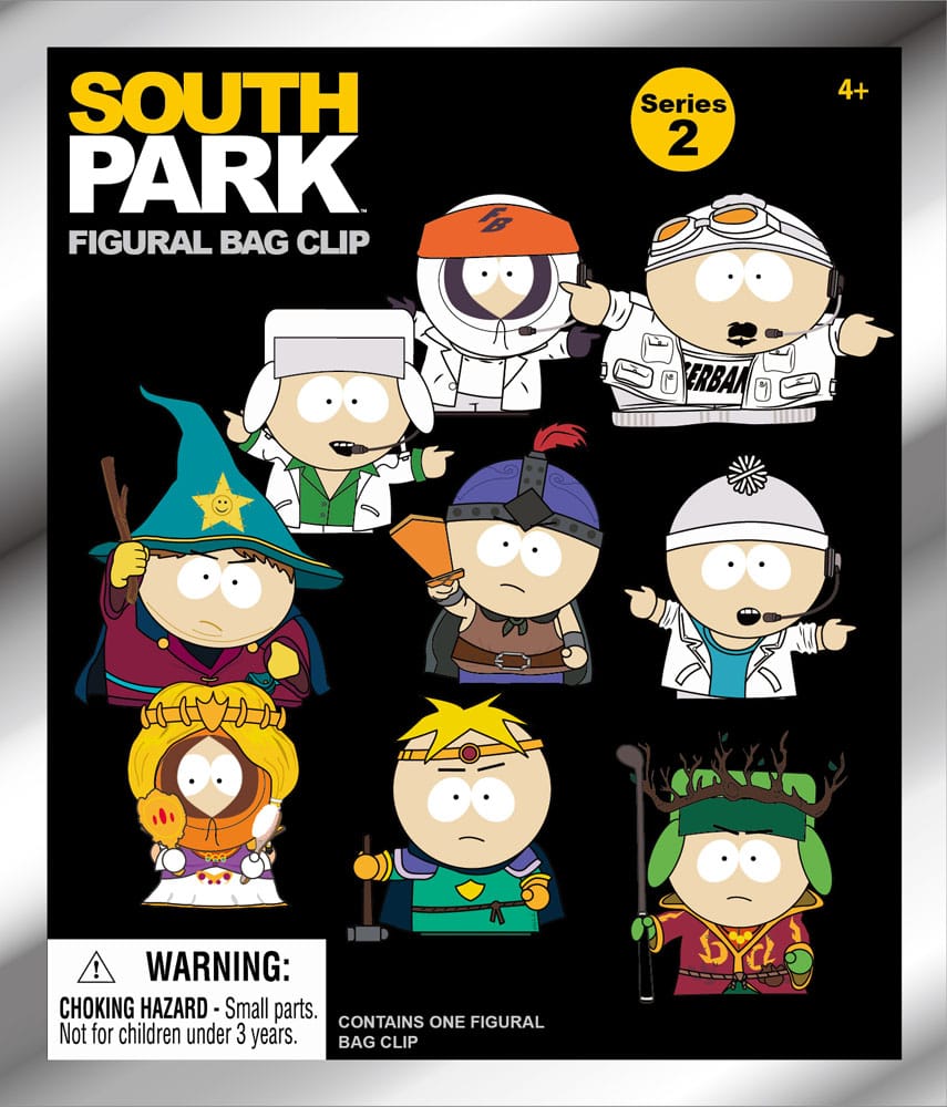 South Park 3D PVC Bag Clips Series 2 Display (24)