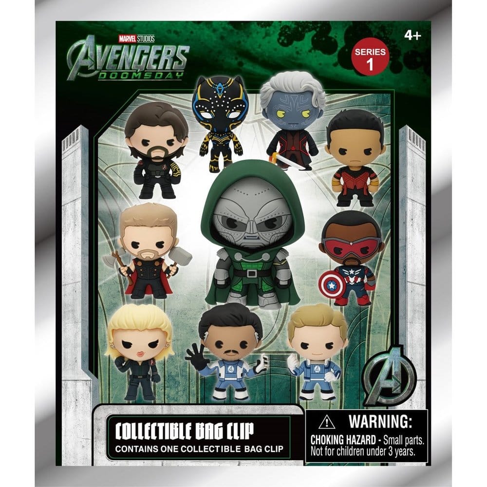 Avengers 3D PVC Bag Clips Series 1 Display (24)