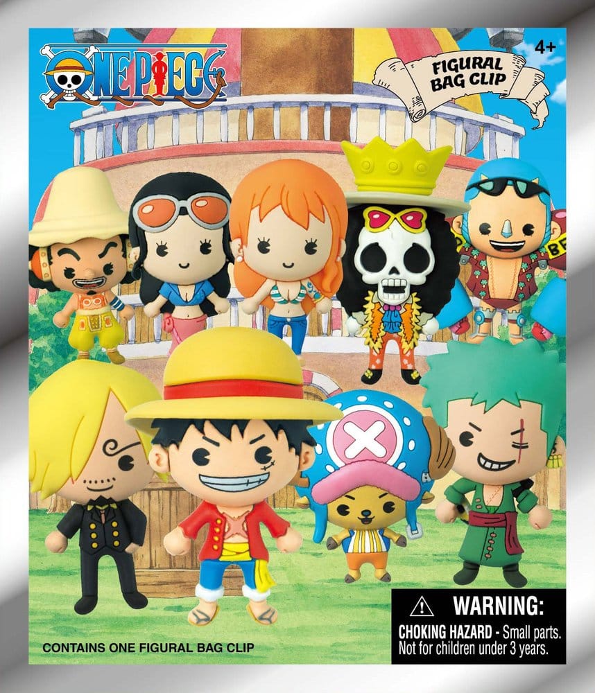One Piece 3D Foam Bag Clips Series 1 Display (24)