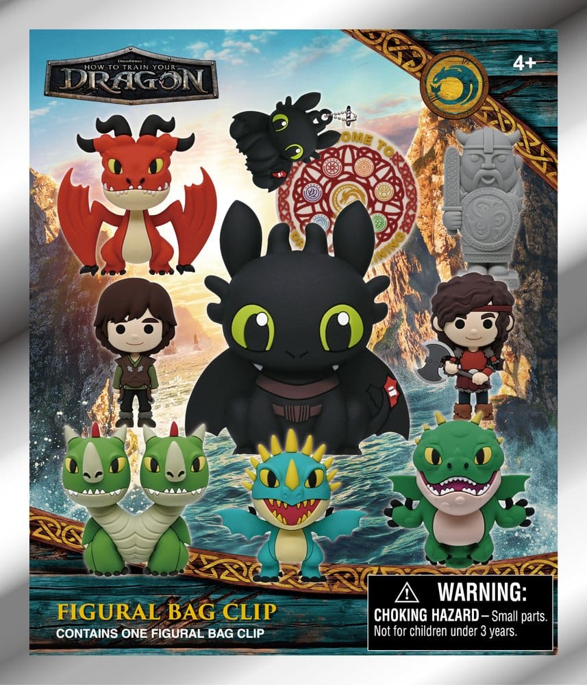 How to Train Your Dragon 3D PVC Bag Clips Series 2 Display (24)