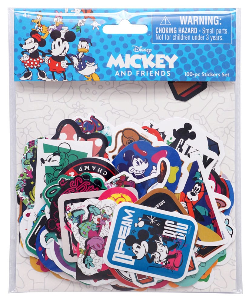 Mickey & Friends Sticker set 100 pieces Assortment (20)